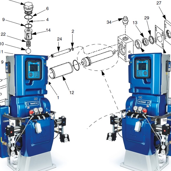 R2 H30/H40/H50 Pump Part Selectors